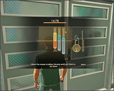The idea of this mini-game is opening the door - Walkthrough - Prologue - Graybox - Walkthrough - Prologue - Alpha Protocol: The Espionage RPG - Game Guide and Walkthrough