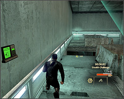 If you want to go through the stealth training (mainly focused on staying hidden), use the right door (M1, 15) - Walkthrough - Prologue - Graybox - Walkthrough - Prologue - Alpha Protocol: The Espionage RPG - Game Guide and Walkthrough