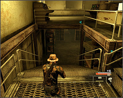 In order to get the records, you have to get to the underground using the stairs in the computer room (M2, 24) - Walkthrough - Saudi Arabia - Bug Al-Samad Airfield - Walkthrough - Saudi Arabia - Alpha Protocol: The Espionage RPG - Game Guide and Walkthrough