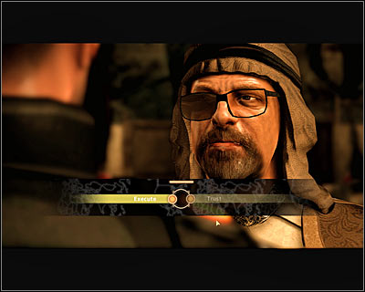 After you destroy the Stryker, there will be a conversation with Leland (choices made don't play a major role here) and afterwards the interrogation will begin - Walkthrough - Saudi Arabia - Intercept Shaheed and Recover Missiles - Walkthrough - Saudi Arabia - Alpha Protocol: The Espionage RPG - Game Guide and Walkthrough