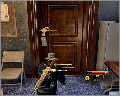 In one of the northern room you will find a computer (M10, 5) with info on Jibril and a couple e-mails - Walkthrough - Rome - Bug CIA Listening Post - Walkthrough - Rome - Alpha Protocol: The Espionage RPG - Game Guide and Walkthrough