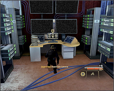 Stay focused, as the nearby corridor (M11, 9) is being patrolled by a single guard and additionally there's a camera in its northern part - Walkthrough - Rome - Investigate Marburgs Villa - Walkthrough - Rome - Alpha Protocol: The Espionage RPG - Game Guide and Walkthrough