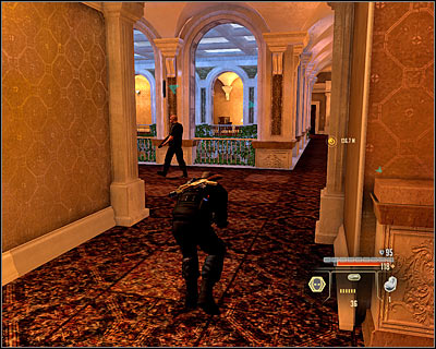 There are two enemies to eliminate there, of course assuming that they haven't gone downstairs - Walkthrough - Rome - Investigate Marburgs Villa - Walkthrough - Rome - Alpha Protocol: The Espionage RPG - Game Guide and Walkthrough