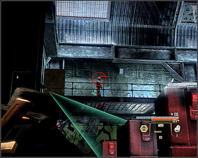 As you hack into the required amount of computer systems, a new guard will appear at the upper balcony (M16, 9) - Walkthrough - Taipei - Investigate Warehouse District Data Trail - Walkthrough - Taipei - Alpha Protocol: The Espionage RPG - Game Guide and Walkthrough