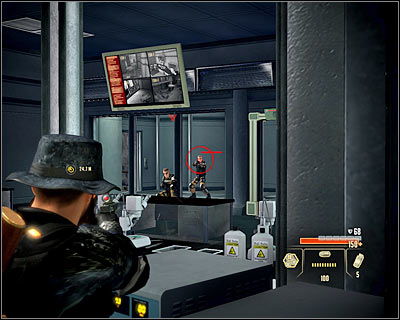 Begin you second visit to this place (M21A, 1) with collecting your gear, which can be found in a small bag somewhere inside the room - Walkthrough - The finale - Infiltrate Alpha Protocol - Walkthrough - The finale - Alpha Protocol: The Espionage RPG - Game Guide and Walkthrough