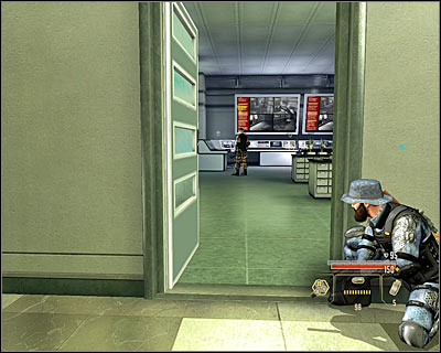 After getting out of the elevator, get ready to eliminate the enemies patrolling the nearby corridor and those in the northern corridor, where you should now head - Walkthrough - The finale - Infiltrate Alpha Protocol - Walkthrough - The finale - Alpha Protocol: The Espionage RPG - Game Guide and Walkthrough