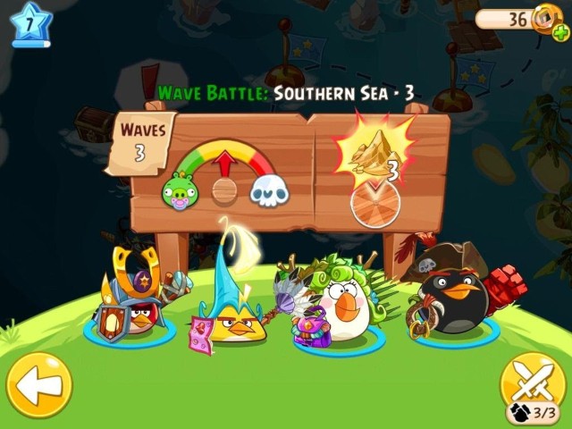 The screen showing information about the upcoming battle. - Combat - Angry Birds Epic - Game Guide and Walkthrough