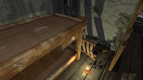 Now look under the tabletop on the right where you will se the drawer (picture) - House - part 1 - Walkthrough - Anna - Game Guide and Walkthrough