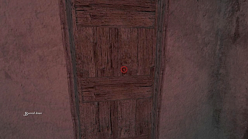 Ending 2 - On the attic after the sequence with pouring the red symbol with blood move to the door on the right side (picture) open them with Anna's key and leave the house - Endings - Walkthrough - Anna - Game Guide and Walkthrough