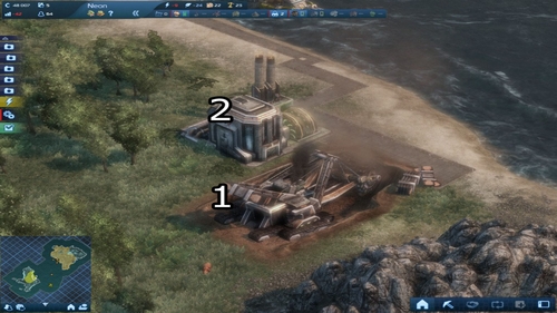 After the arrival of the engineer with the Optimized turbine, we're asked to go to the Construction site in the eastern part of the island - Mission One - The Two-Year Plan - Chapter One: Shadows of the Past - Anno 2070 - Game Guide and Walkthrough