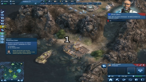 The next island marked by F - Mission Three - Solidarity - Chapter Two: C.O.R.E. - Anno 2070 - Game Guide and Walkthrough
