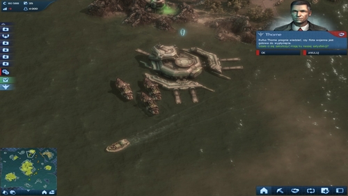 After we destroy all enemy choppers and all submarines, Rufus Thorne will ask us to give three Vipers under his command - Mission Two - Challenge - Chapter Three: In the Eye of the Storm - Anno 2070 - Game Guide and Walkthrough