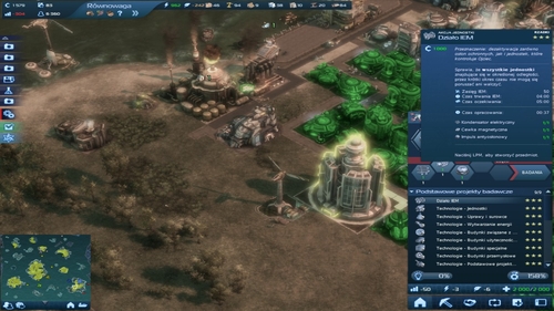 Although building the EMP Cannon won't require too much financial resources (only a thousand credits), the road to acquiring it will consume of lot of supplies, significantly emptying our pockets - Mission Three - Thriumph of Technology - Chapter Three: In the Eye of the Storm - Anno 2070 - Game Guide and Walkthrough