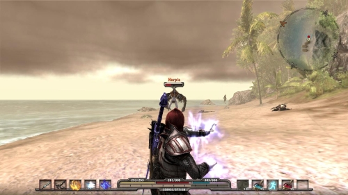 When you leave the underground (M3, 1) move to the beach and start walking along the coast - Behind the Lava Fields - Walkthrough - Arcania: Fall of Setarrif - Game Guide and Walkthrough