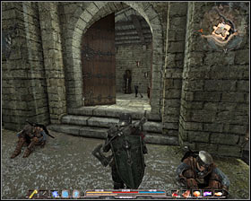 When you will be there speak with Norman #1 (M4, 11) and he will let you in - Quests - p. 1 - Silverlake - Arcania: Gothic 4 - Game Guide and Walkthrough