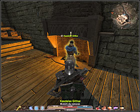 Use the stairs #1, look for a room with Gilthor (M4, 13) and speak with him #2 - Quests - p. 1 - Silverlake - Arcania: Gothic 4 - Game Guide and Walkthrough