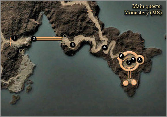 1 - Map - Monastery - Arcania: Gothic 4 - Game Guide and Walkthrough