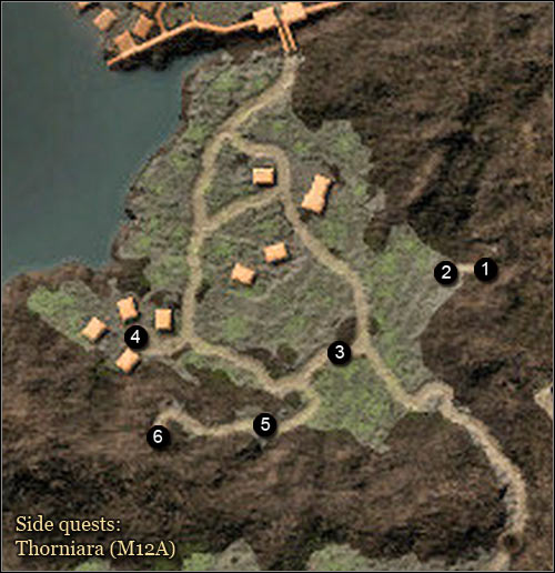 1 - Map - Thorniara - Arcania: Gothic 4 - Game Guide and Walkthrough