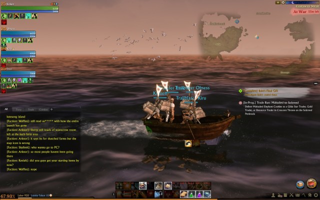 The journey on a boat. - 5. Means of Transport - ArcheAge - Game Guide and Walkthrough