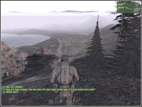 Going on Pik Kozlova is sheer, there are some enemies on top of the hill [1] - Campaign - Mission 2 - Into the Storm - Campaign - ArmA II - Game Guide and Walkthrough