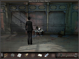 On the crime scene Nicole meets Pety a French constable - Paris, France, April 15-17, 2008 - Ballet room - April 15-17, 2008 - Art of Murder: Hunt For The Puppeteer - Game Guide and Walkthrough