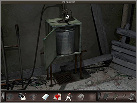 Agent decides to remove the tire from the wheel (left click on the wheel in the inventory) and places the rim on the hook above the hatch - Paris, France, April 15-17, 2008 - Moulin Rouge - April 15-17, 2008 - Art of Murder: Hunt For The Puppeteer - Game Guide and Walkthrough