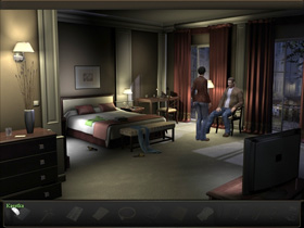 Back at the hotel agent learns about an unexpected guest, but the situation soon lightens up, as the men introduces himself as the detective working for Jack Dupree - Paris, France, April 15-17, 2008 - Hotel - April 15-17, 2008 - Art of Murder: Hunt For The Puppeteer - Game Guide and Walkthrough