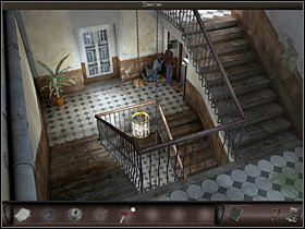 Nicole enters the well known tenement house and takes the stairs all the way up - Paris, France, April 23, 2008 - Jack Duprees Apartment - April 23, 2008 - Art of Murder: Hunt For The Puppeteer - Game Guide and Walkthrough