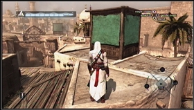On the roof, in the gardens. - How do they see you? - Assassins Creed (PC) - Game Guide and Walkthrough