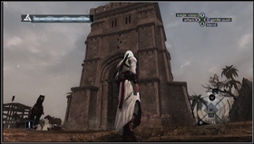Go to the east and at the crossroads turn to the southeast - MB03 - Talal of Jerusalem - Memory Block 03 - Assassins Creed (PC) - Game Guide and Walkthrough