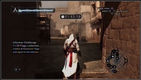 Take flags near the building and go through the gate. - MB04 - Abu'l Nuqoud of Damascus - Memory Block 04 - Assassins Creed (PC) - Game Guide and Walkthrough