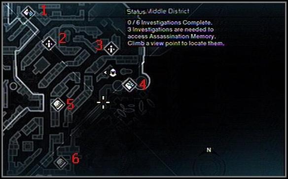 Tasks in the Middle District of Acre. - Sibrand of Acre - Memory Block 05 - Assassins Creed (XBOX360) - Game Guide and Walkthrough
