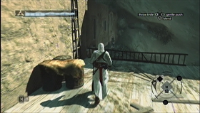 Climb the ladder. - Majd Addin of Jerusalem - Memory Block 04 - Assassins Creed (XBOX360) - Game Guide and Walkthrough