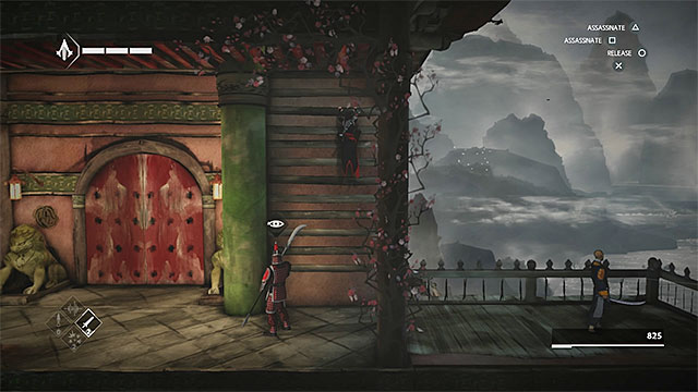 Bypass the last guard from the top and sneak up on Yu Dayong in order to execute him - The Slaver - walkthrough for sequence 4 - Walkthrough - Assassins Creed Chronicles: China - Game Guide and Walkthrough