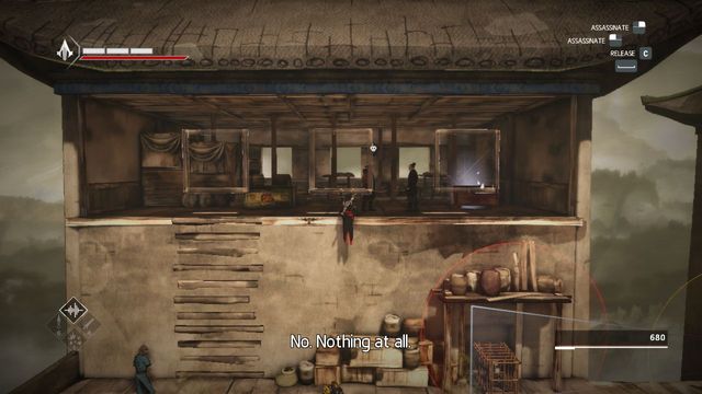 Scout in the tower, you can kill him from the window and quickly hide the body - such assassination is fast - The Betrayal - walkthrough for sequence 11 - Walkthrough - Assassins Creed Chronicles: China - Game Guide and Walkthrough