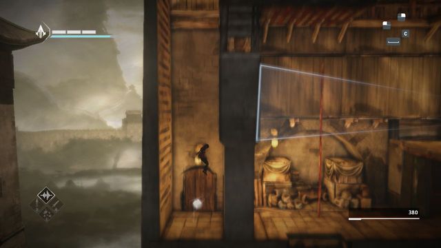 Return to the ceiling after you collect the shard - The Betrayal - walkthrough for sequence 11 - Walkthrough - Assassins Creed Chronicles: China - Game Guide and Walkthrough