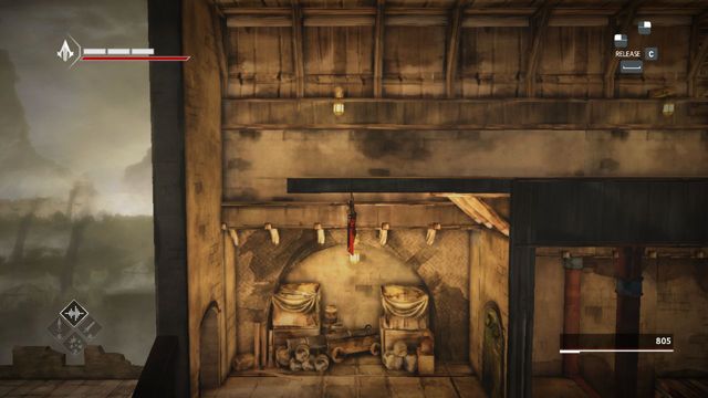 Door is closed, you must go through the attic - The Betrayal - walkthrough for sequence 11 - Walkthrough - Assassins Creed Chronicles: China - Game Guide and Walkthrough