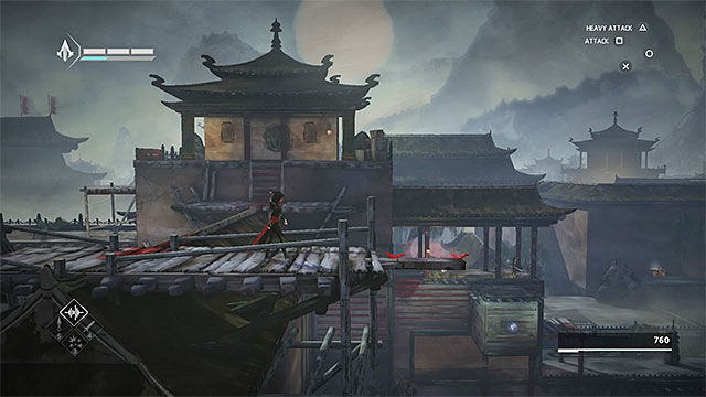 Reach the gardens - Synchronization points in sequence 9 - Old Friend - Synchronization points - Assassins Creed Chronicles: China - Game Guide and Walkthrough