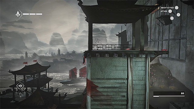 Synchronization point will be found during standard exploration of the map - Synchronization points in sequence 4 - The Slaver - Synchronization points - Assassins Creed Chronicles: China - Game Guide and Walkthrough