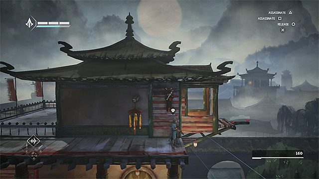 Synchronization point is nearby enemy with a crossbow - Synchronization points in sequence 9 - Old Friend - Synchronization points - Assassins Creed Chronicles: China - Game Guide and Walkthrough