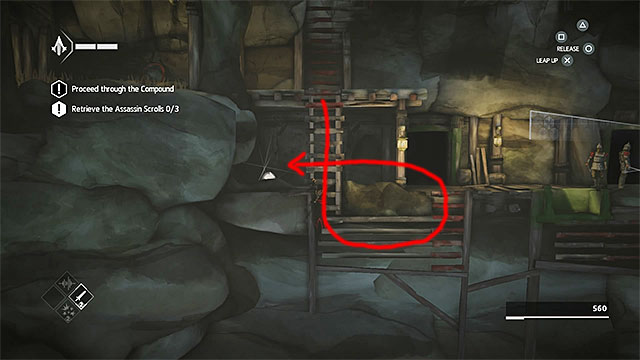 Reaching the secret requires some climbing - Shards in sequence 2 - The return - Animus shards - Assassins Creed Chronicles: China - Game Guide and Walkthrough