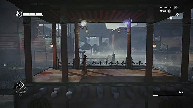 Secret is at the beginning of the gardens - Shards in sequence 9 - Old Friend - Animus shards - Assassins Creed Chronicles: China - Game Guide and Walkthrough