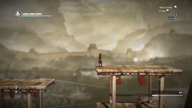 First shard is on the roof of the construction - Shards in sequence 11 - The Betrayal - Animus shards - Assassins Creed Chronicles: China - Game Guide and Walkthrough