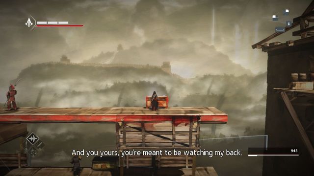 Chest behind the first Watchtower - Treasure chests in sequence 11 - The Betrayal - Treasure chests - Assassins Creed Chronicles: China - Game Guide and Walkthrough
