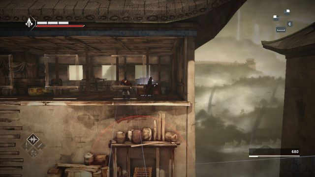 Second chest in the room in tower - Treasure chests in sequence 11 - The Betrayal - Treasure chests - Assassins Creed Chronicles: China - Game Guide and Walkthrough