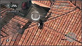 Climb on the roof and go east to the second recipient - Main Plot - Sequence 1 - Part 1 - Main Plot - Assassins Creed II - Game Guide and Walkthrough
