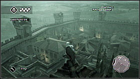 Climb on the villa roof and synchronize your view - Main Plot - Sequence 3 - Main Plot - Assassins Creed II - Game Guide and Walkthrough