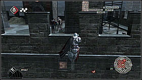 There is a guard on the scaffold - kill him - Main Plot - Sequence 4 - Part 2 - Main Plot - Assassins Creed II - Game Guide and Walkthrough
