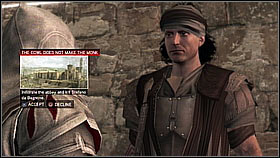 You can choose four tasks here - Main Plot - Sequence 5 - Part 1 - Main Plot - Assassins Creed II - Game Guide and Walkthrough