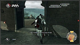 Sitting there, just wait for the right moment - Main Plot - Sequence 5 - Part 1 - Main Plot - Assassins Creed II - Game Guide and Walkthrough